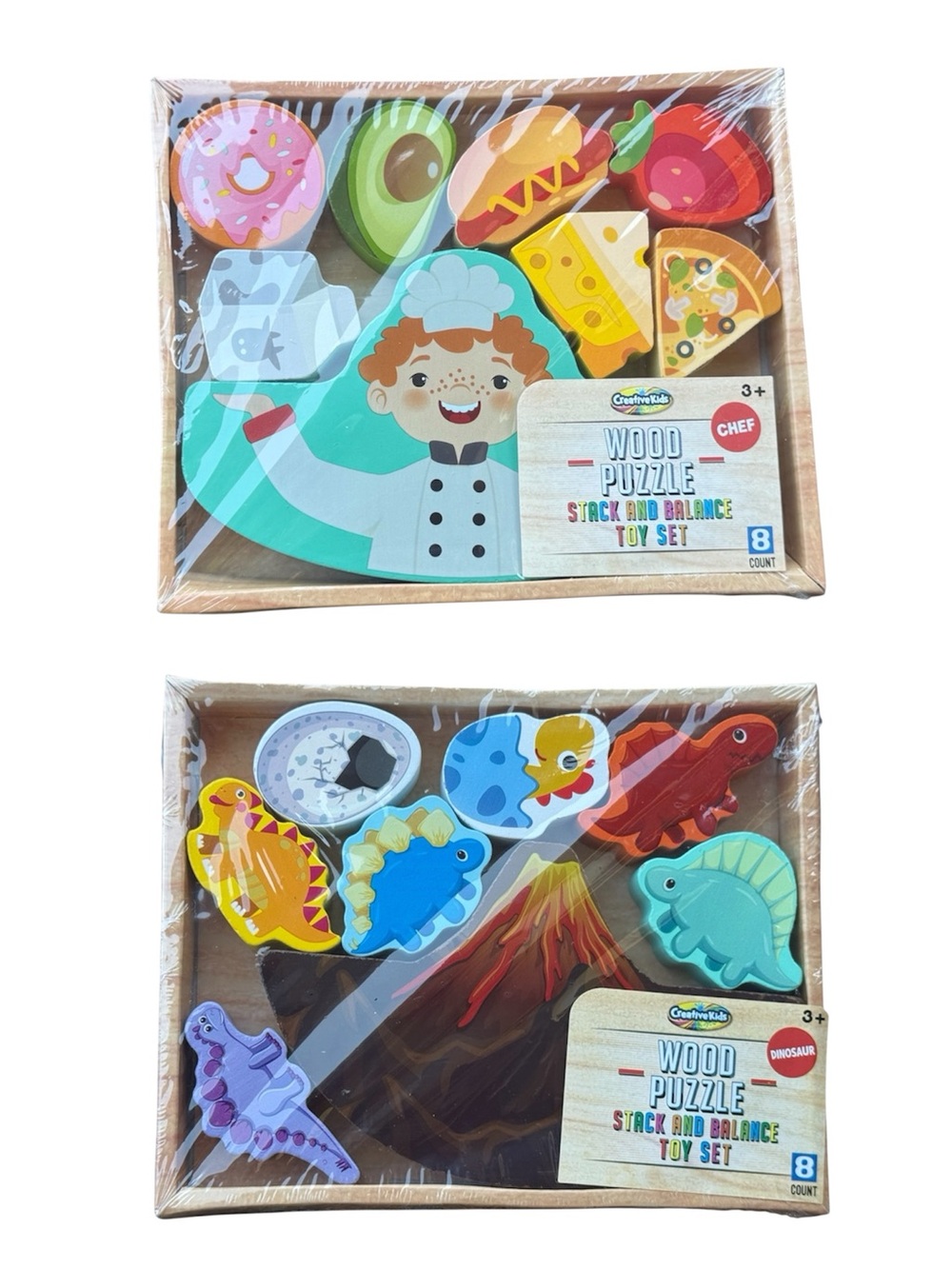 Creative Kids Wood Stacking Puzzle- NEW ** CHOOSE ONE**